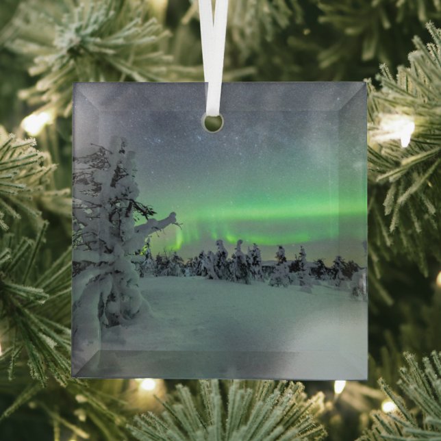 Eis und Schnee | Pallas-Yllastunturi-Nationalpark Ornament Aus Glas (Insitu)
