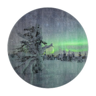 Eis und Schnee Pallas-Yllastunturi-Nationalpark Schneidebrett