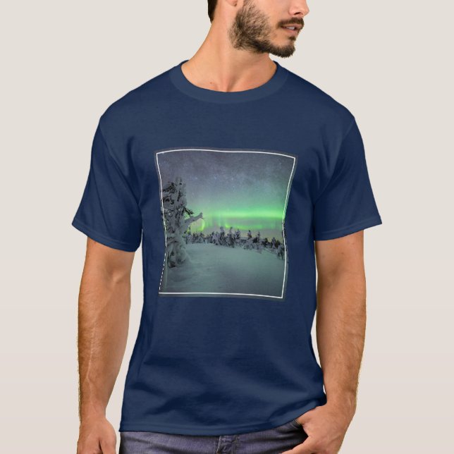 Eis und Schnee | Pallas-Yllastunturi-Nationalpark T-Shirt (Vorderseite)