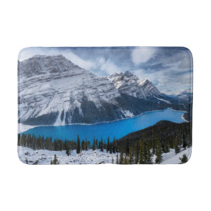 Eis und Schnee Peyto-See, Kanadische Rockies Badematte