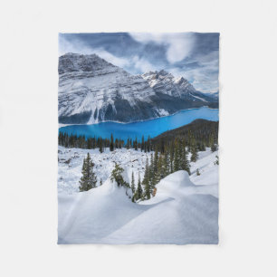 Eis und Schnee Peyto-See, Kanadische Rockies Fleecedecke