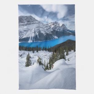 Eis und Schnee   Peyto-See, Kanadische Rockies Geschirrtuch