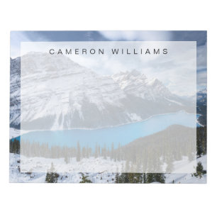 Eis und Schnee   Peyto-See, Kanadische Rockies Notizblock