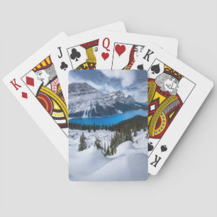 Eis und Schnee Peyto-See, Kanadische Rockies Spielkarten