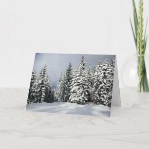 Eis und Schnee Pine Woodland, Österreich Karte