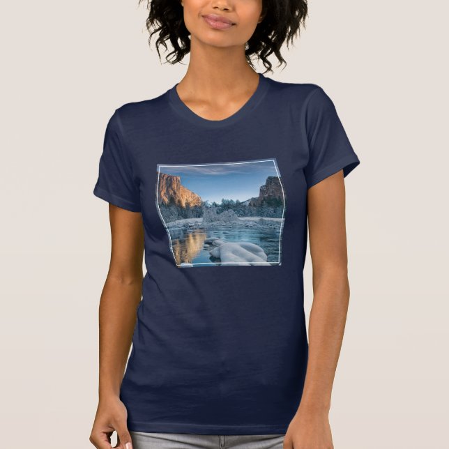Eis und Schnee | Rime Ice im Yosemite-Tal T-Shirt (Vorderseite)
