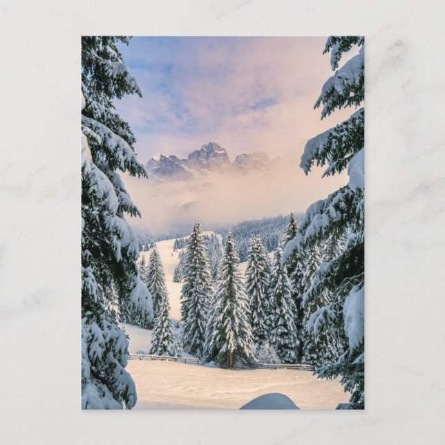 Eis und Schnee | Rosengarten, Deutschland Postkarte (Vorderseite)