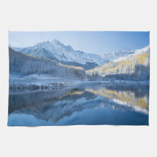 Eis und Schnee   Silverton, Colorado Geschirrtuch