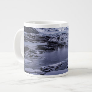 Eis und Schnee Sólheimajökull Glacier, Island Jumbo-Tasse