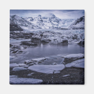 Eis und Schnee Sólheimajökull Glacier, Island Magnet