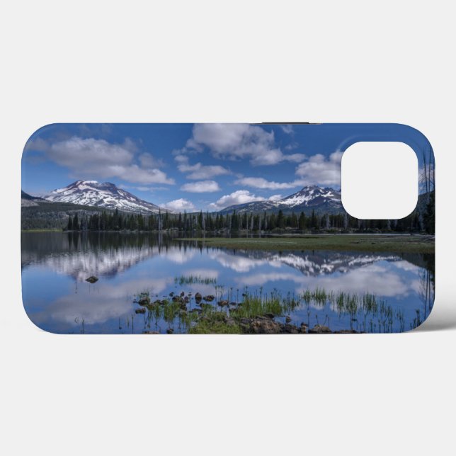 Eis und Schnee | Sparks Lake, Oregon Case-Mate iPhone Hülle (Rückseite (Horizontal))