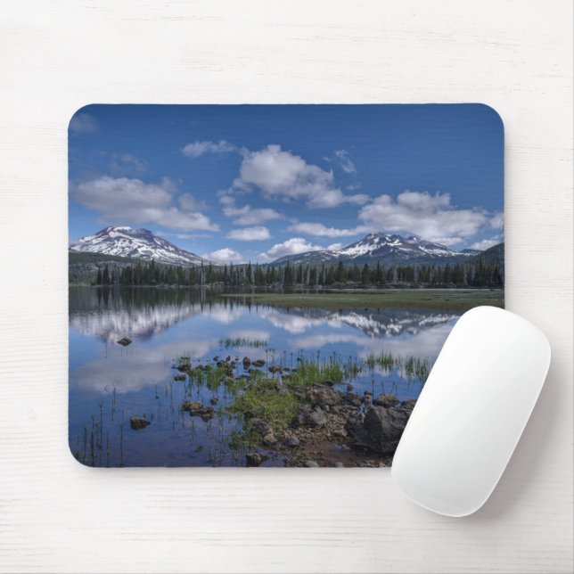Eis und Schnee | Sparks Lake, Oregon Mousepad (Mit Mouse)