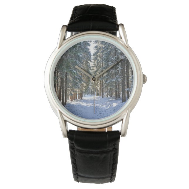 Eis und Schnee | Tatra Mountains, Polen Armbanduhr (Vorderseite)