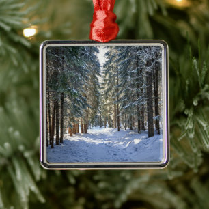 Eis und Schnee Tatra Mountains, Polen Ornament Aus Metall