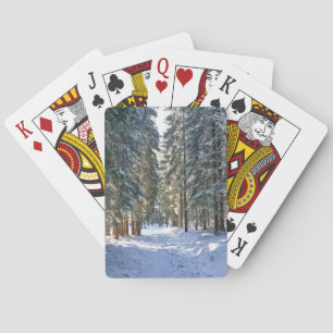 Eis und Schnee Tatra Mountains, Polen Spielkarten
