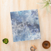 Eis und Schnee Textured Blue Weihnachtsmuster