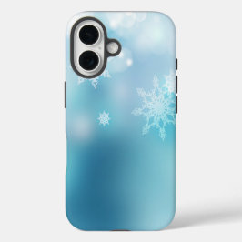 Eis und Schnee texturiert iPhone 16 Hülle