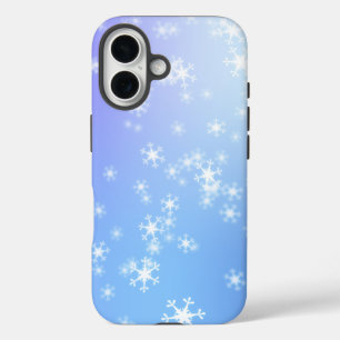 Eis und Schnee texturiert iPhone 16 Hülle