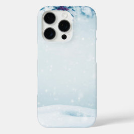 Eis und Schnee texturiert iPhone 16 Pro Hülle