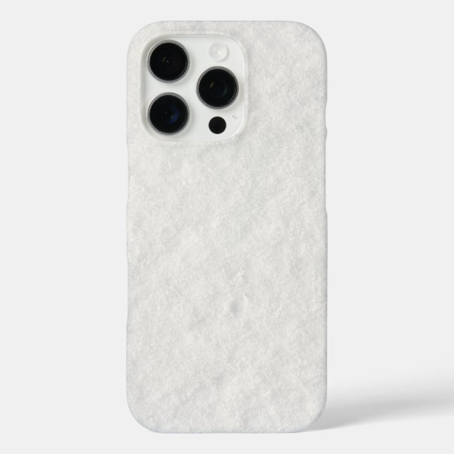 Eis und Schnee texturiert iPhone 16 Pro Hülle (Rückseite)