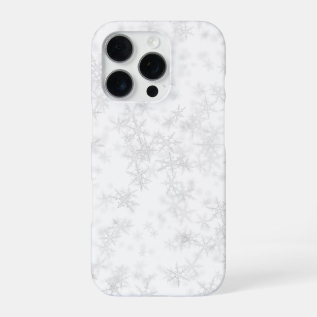 Eis und Schnee texturiert iPhone 16 Pro Hülle (Rückseite)
