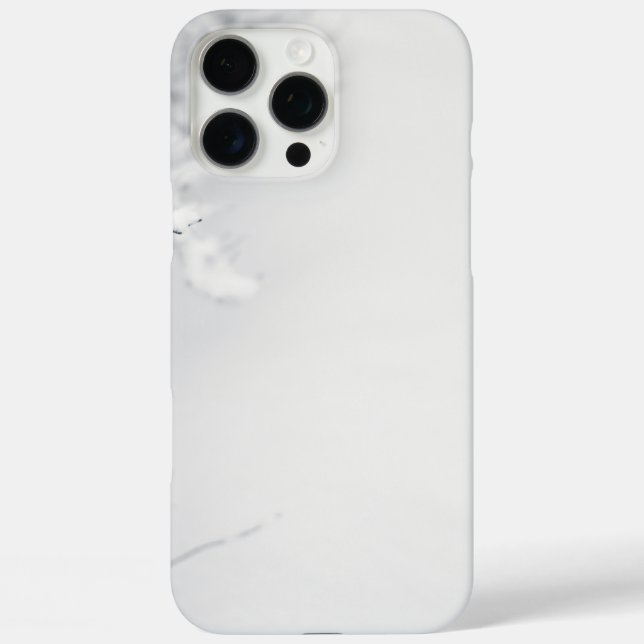 Eis und Schnee texturiert iPhone 16 Pro Max Hülle (Rückseite)