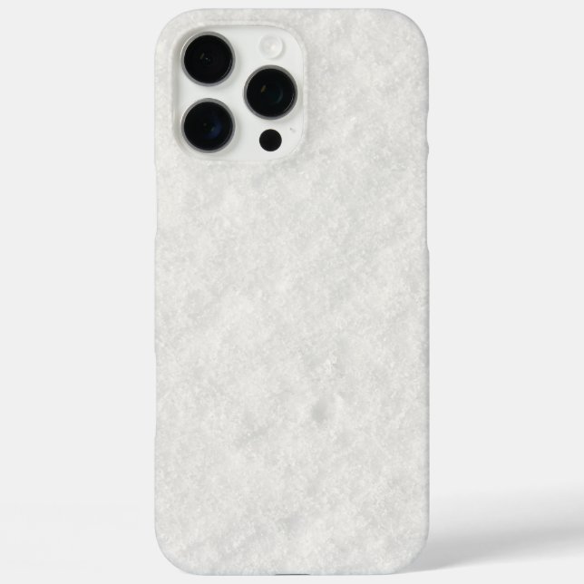 Eis und Schnee texturiert iPhone 16 Pro Max Hülle (Rückseite)