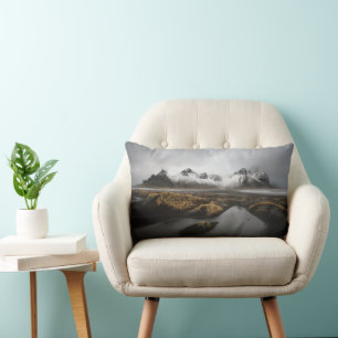 Eis und Schnee   Vestrahorn Mountain, Island Lendenkissen
