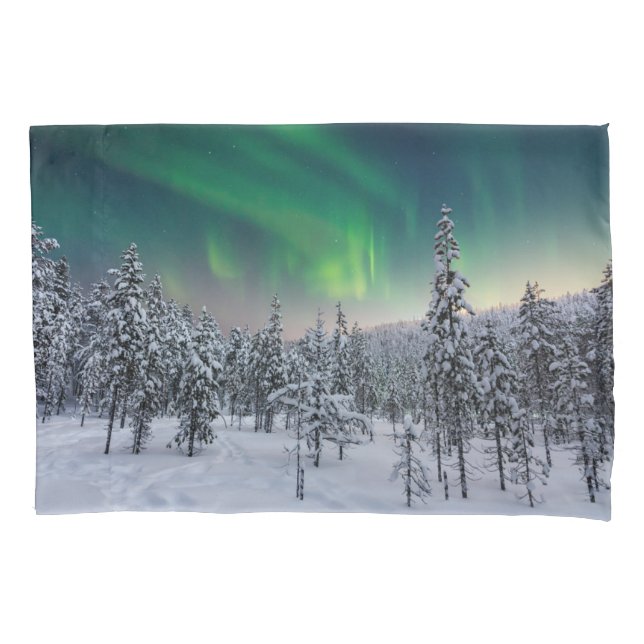 Eis und Schnee | Winterlandschaft, Finnland Kissenbezug (Vorderseite)