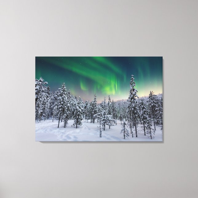 Eis und Schnee | Winterlandschaft, Finnland Leinwanddruck (Vorderseite)