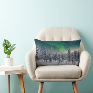 Eis und Schnee   Winterlandschaft, Finnland Lendenkissen