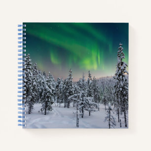 Eis und Schnee Winterlandschaft, Finnland Notizbuch