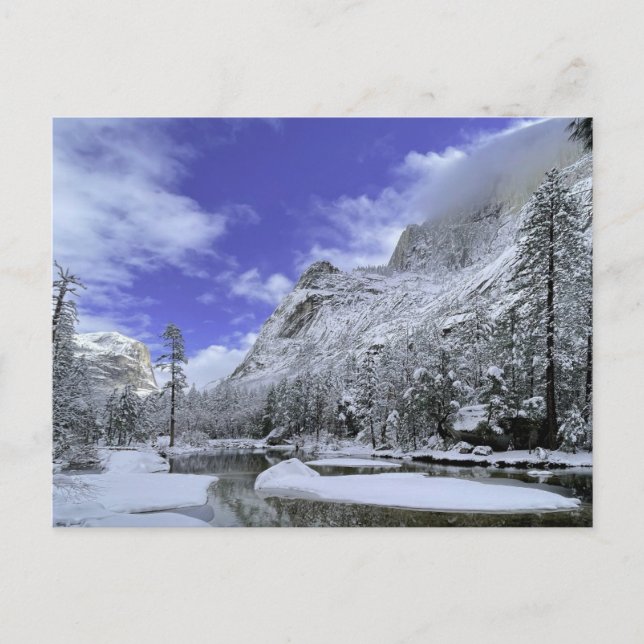 Eis und Schnee | Yosemite National Park Postkarte (Vorderseite)
