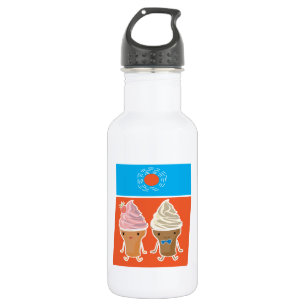 Eis und Sonnenbad Edelstahlflasche