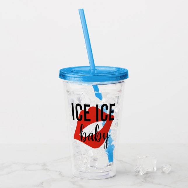 Eisbaby Acryltrinkbecher (Vorderseite Ice)