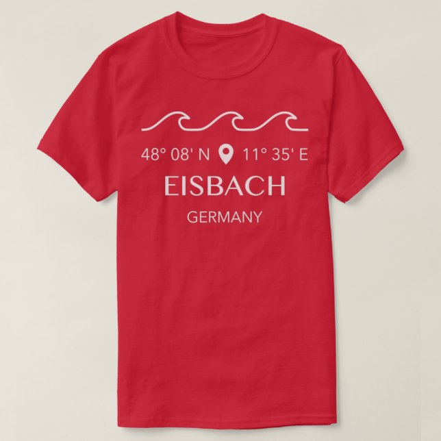 Eisbach Deutschland T-Shirt (Design vorne)