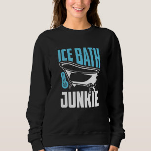 Eisbad-Junkie - Kalt-Taucher-Liebhaber Sweatshirt