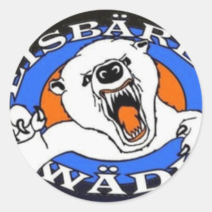 eisbaeren waedi.gif runder aufkleber