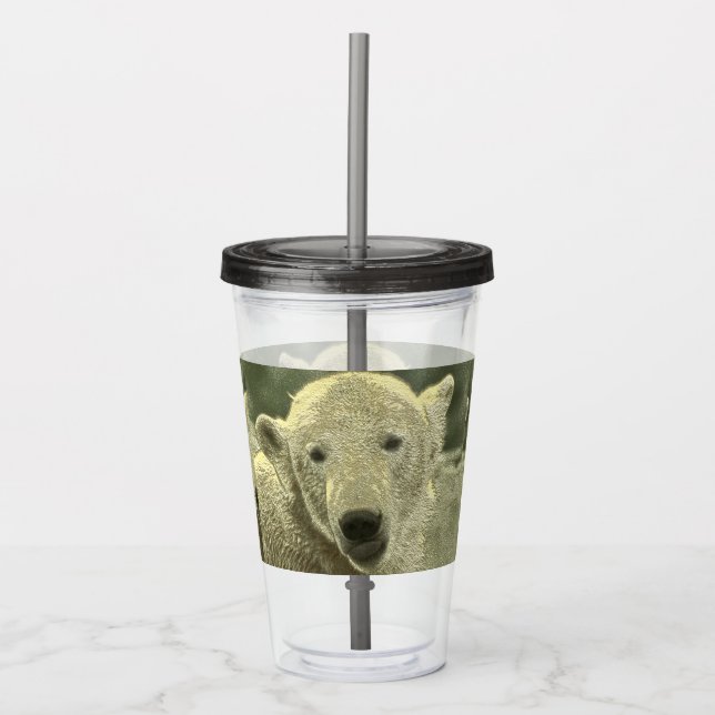 Eisbär Acryltrinkbecher (Vorderseite)