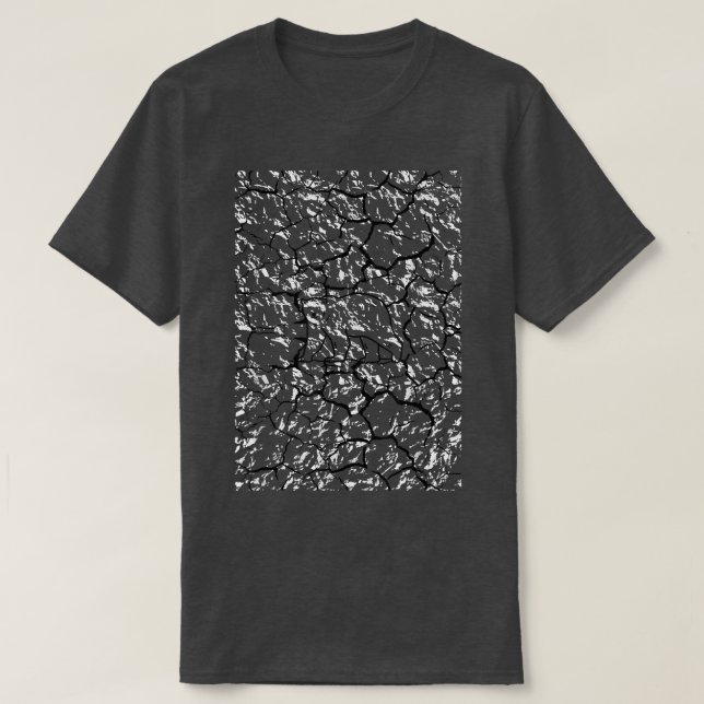 Eisbär auf Kratze Eismelt, globaler Wurmklima T-Shirt (Design vorne)