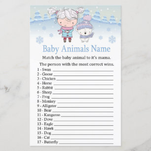 Eisbär Baby Tiere Name Spielbabydusche