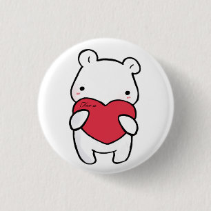 Eisbär Button