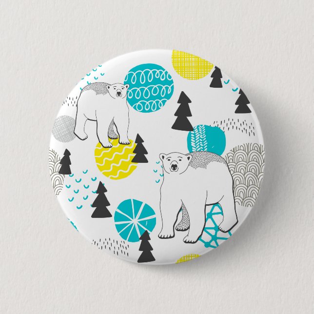 Eisbär Button (Vorderseite)