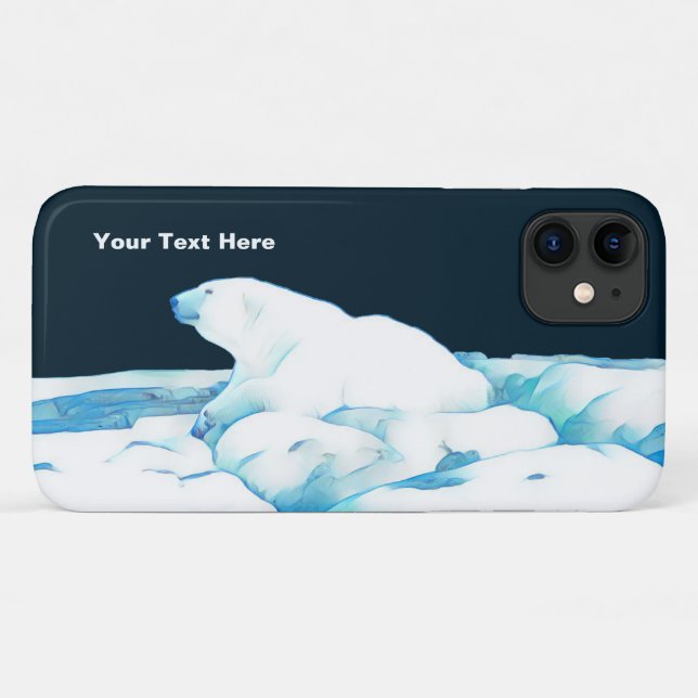 Eisbär Case-Mate iPhone Hülle (Rückseite (Horizontal))
