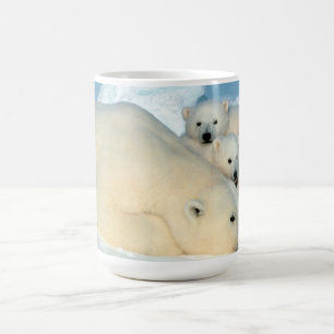 Eisbär-Familie Kaffeetasse