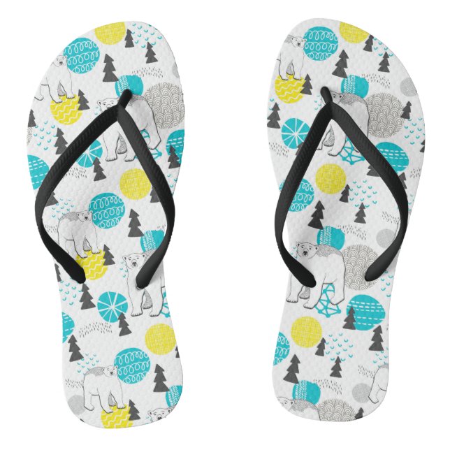Eisbär Flip Flops (Fußbett)