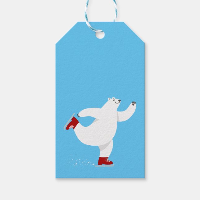 Eisbär Geschenkanhänger (Vorderseite)