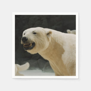Eisbär Grinsen Serviette
