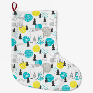 Eisbär Großer Weihnachtsstrumpf
