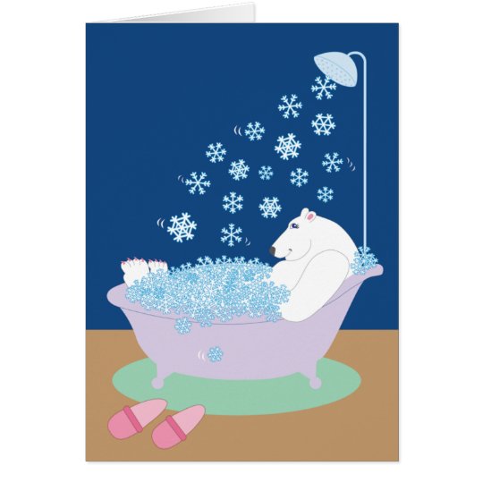 Eisbär-Gruß-Karte Karte